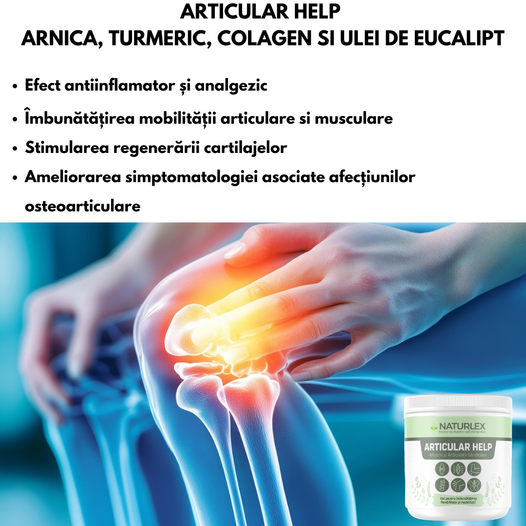 Articular Help - Gel pentru imbunatatirea flexibilitatii si mobilitatii