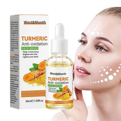 Ser pt Pete Pigmentare, Riduri & Acnee - Extract de Turmeric si Ulei de Masline, 30ml