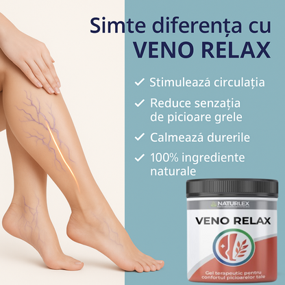 Veno Relax - Gel pentru confortul picioarelor tale